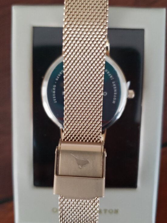 Olivia Burton Ladies\' Signature Floral Rose Gold Mesh Watch main image 4